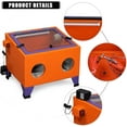 AutoForever 25 Gallon Bench Top Portable Sand Blaster Kit 40