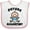 White and Pink, variant on Inktastic Future Accountant in Training Baby Boys Baby Bib