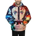 thumbnail image 5 of Demon Slayer Mens Active Sweatshirts Cozy Hoodie 3d Graphic Sweater Casual Winter Clothes Tops Coat Small, 5 of 7