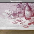 thumbnail image 6 of Ambesonne Wine Place Mats Set of 4, Grunge Abstract Framework, Standard Size, Lilac and White, 6 of 6