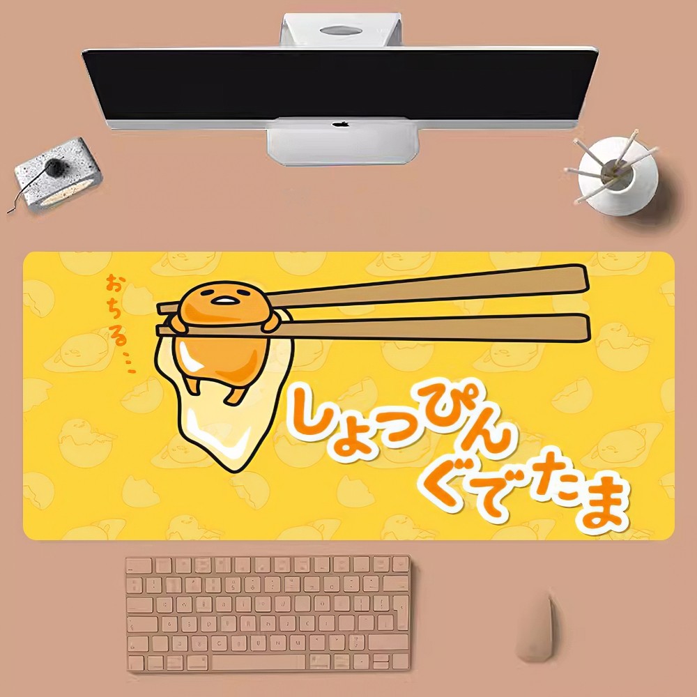 Sanrio Gudetama Mousepad Large Gaming Compute Gamer PC Keyboard
