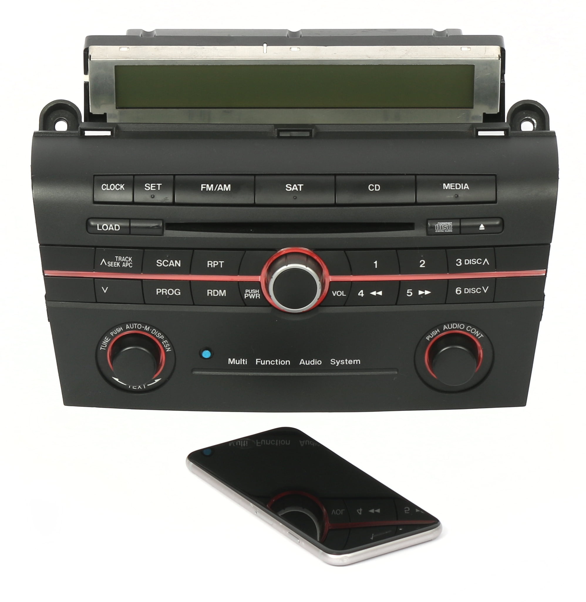 200607 Mazda 3 Display AM FM Radio 6 Disc CD Player w