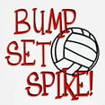 thumbnail image 3 of CafePress - Bump, Set, Spike Baseball Jersey - Kids Cotton Baseball Jersey, 3/4 Sleeve Shirt, 3 of 4