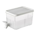 thumbnail image 4 of Rongfmy Beverage Dispenser with Spigot 3.5L Clear Fruit Teapot Pitcher Cold Water Bucket, 4 of 9