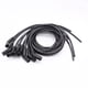 thumbnail image 5 of Cables de bujías,Cables de bujía de 8,5 mm con núcleo en espiral,color negro,reemplaza,Cables de bujías Puntas de 45 a 135 grados, 5 of 8