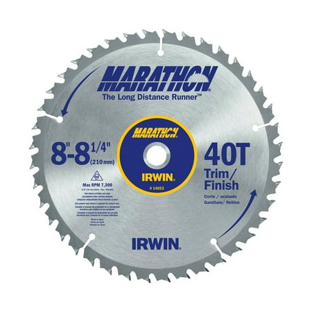 

14053 8-1/4 40T Marathon Miter and Table Saw Blades