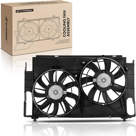 A-Premium Engine Radiator Cooling Fan Assembly Compatible with Toyota Models - RAV4 2013-2019, 2.5L - Replace# 1636336110, 167110V210