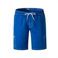 thumbnail image 3 of TIWEKE Men's Swimsuit Board Shorts Swim Trunks Mesh Liner Blue,L, 3 of 8
