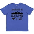 thumbnail image 3 of Inktastic Seattle Washington Someone Loves Me Skyline Youth T-Shirt, 3 of 5