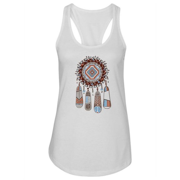 Dreamcatcher Colored Feathers Tank Women -Image by Shutterstock, Female Small