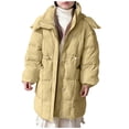 thumbnail image 1 of Vestes pour Filles, Automne Hiver Épaisse Chaude à Capuche Décontractée pour Garçons Filles, Veste Enfants, 1 of 8
