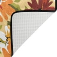 thumbnail image 5 of Dreamtimes Orange Florals Area Rug 72x48in Flowers Spring Summer Non-Slip Floor Carpet Comfort Floor Mats Decor for Indoor Living Dining Room and Bedroom Area, 5 of 7