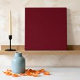 thumbnail image 3 of Ships Next Day Canvas Wall Art 8"x8", Pure Red Wine Wood Framed Canvas Print Painting, Simple Solid Color Ready to Hang Small Picture Wall Decor for Home Bathroom Nursery Kitchen, 3 of 9