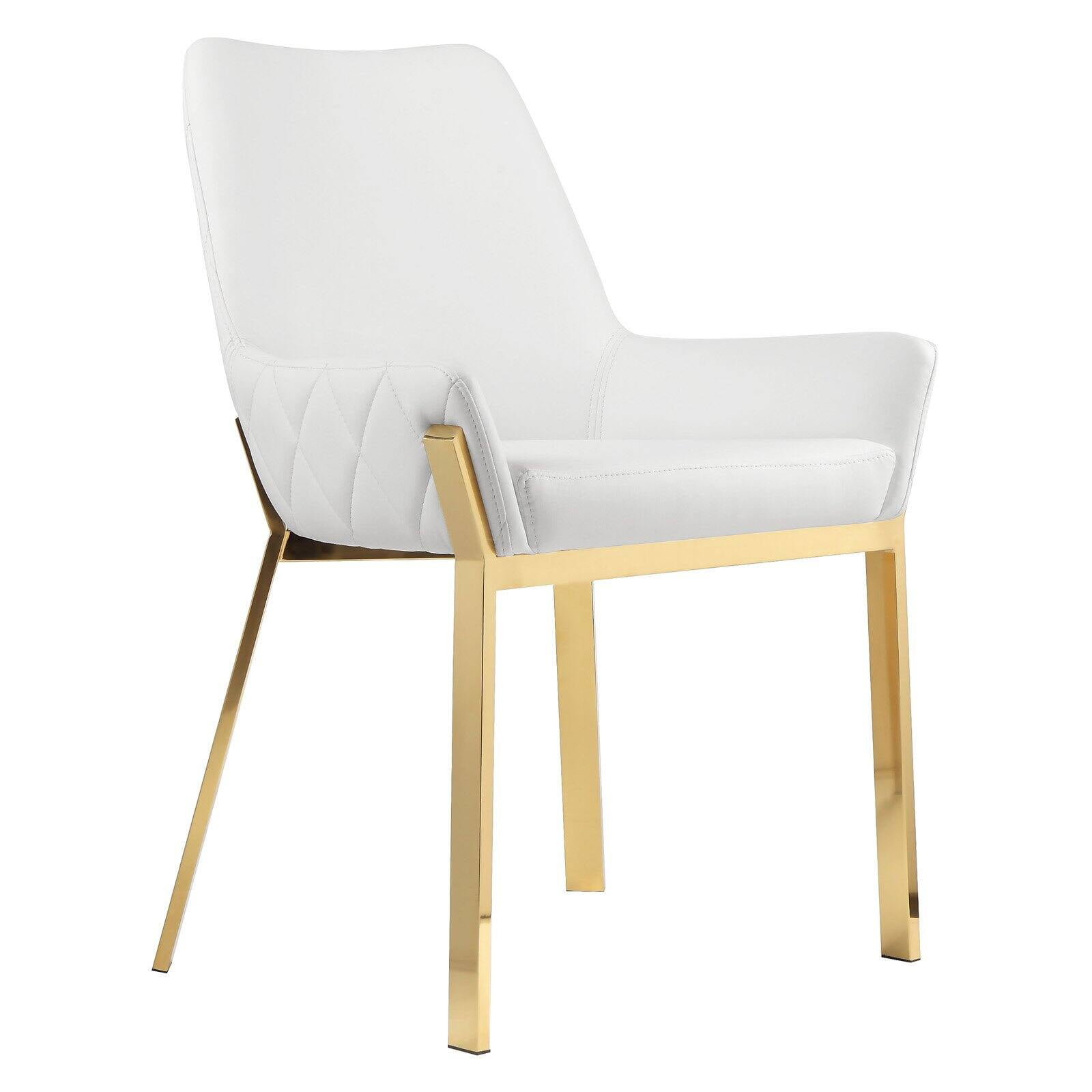 Pangea Home Hudson Diamond Tufted Chair Set of 2