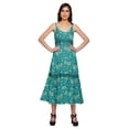 thumbnail image 1 of Moomaya Robe Maxi Sans Manches à Bretelles Spaghetti Ajustables pour Femmes Grande Taille, 1 of 6