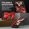 thumbnail image 6 of Tongate Rugged Cell Phone Case for Samsung Galaxy Z Fold 5, Red, 1 Count, 6 of 9