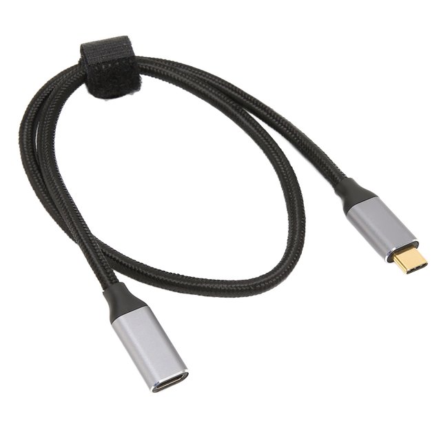 Cable De Extensión USB C, USB C 3.1 Gen 2 Cable Portátil Durable 4K 60Hz Salida De Video Para Muelles