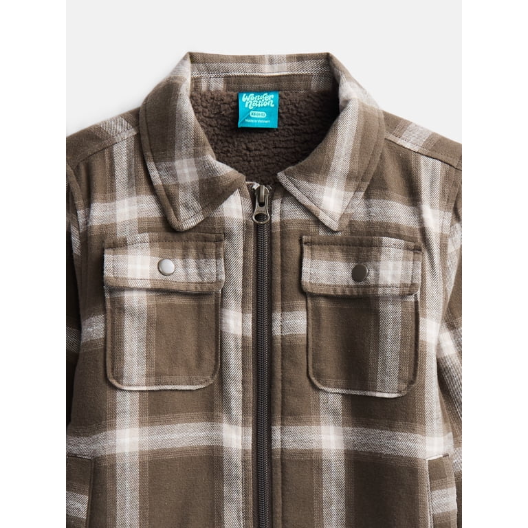 Wonder Nation Boys Fleece Lined Shacket photo 2
