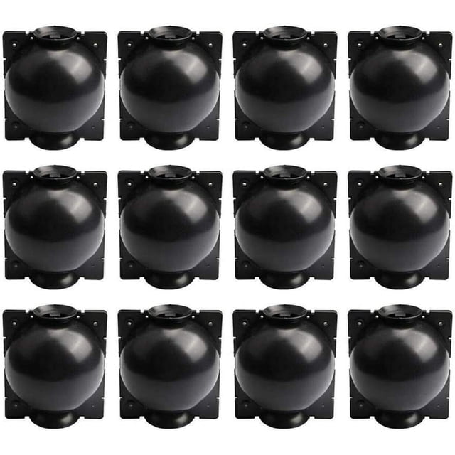 Zhuge Lot de 12 Boîtes Réutilisables pour la Croissance des Racines de Plantes, Boule de Propagation à Haute Pression pour Stimuler la Propagation des Racines, pour une Croissance Rapide et la Reproduction, Capsule (m, Noir)