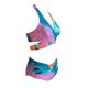 thumbnail image 4 of Gibobby Conjunto de Bañador Sexy Trajes de baño Conjunto de tankinis Conjunto de traje de baño de playa de bikini sexy floral nuevo patrón de moda(Morado,G), 4 of 5