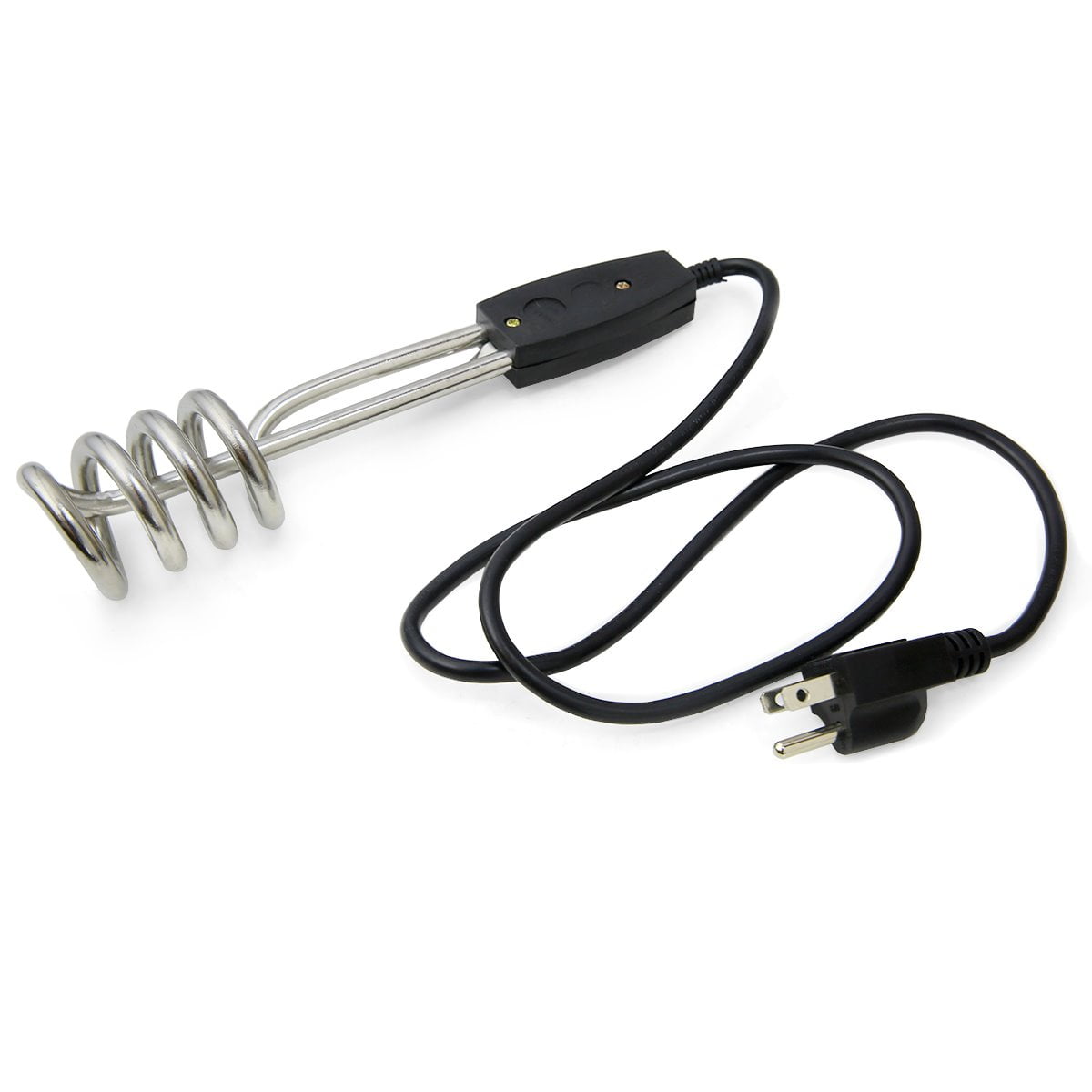 Portable Water Heater Boiler Electric Immersion Element Travel & Hook 
