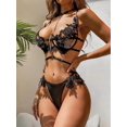 thumbnail image 4 of Fashion Hollow Flower Sexys Lingerie with Chain Hot Stylish Slimming Sexys Lingerie for Women Female, 4 of 5
