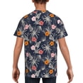 thumbnail image 5 of Wukai Hawaiian Style Youth Unisex Short Sleeve T-Shirt for Boys, Girls, Teens, and Kids-Small, 5 of 7