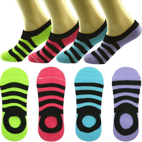 6-12 Pairs Women's Ankle Boat Liner Invisible No Show Low Cut Solid Cotton Socks 9-11 (6 Pack)