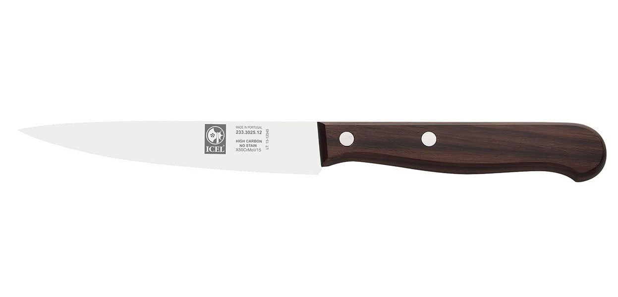 Icel Knife, 4-3/4" Blade, Wooden Handle - Walmart.com