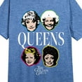 thumbnail image 2 of Golden Girls Queens Crew Neck Short Sleeve Blue Heather Women's Night Shirt-Small, 2 of 7