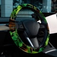 thumbnail image 6 of Saint Patrick's Day Car Wheel Covers 14.5 Inch Printing PVC Leather Auto Accessories Steering Wheel Cover, 6 of 6