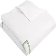thumbnail image 2 of 400TC Cotton Double Embroidery Sateen Solid Duvet Cover Set, 2 of 6