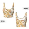 thumbnail image 5 of Naloa Groovy Floral Sports Bras for Women, High Support Bra with Removable Pads, Comfortable - XX-Large, 5 of 9
