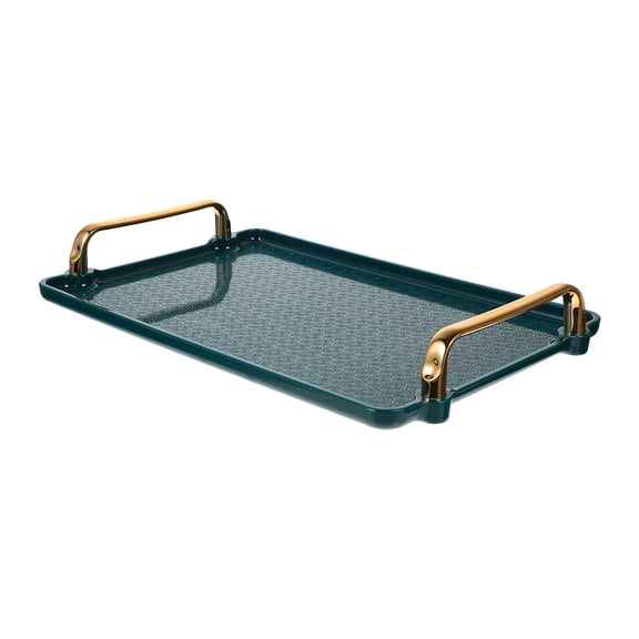 Tray Sundries Storage Rectangle Serving Trays with Handles Coffee Accessories Vintage Decor Jewelry Breakfast Teaware