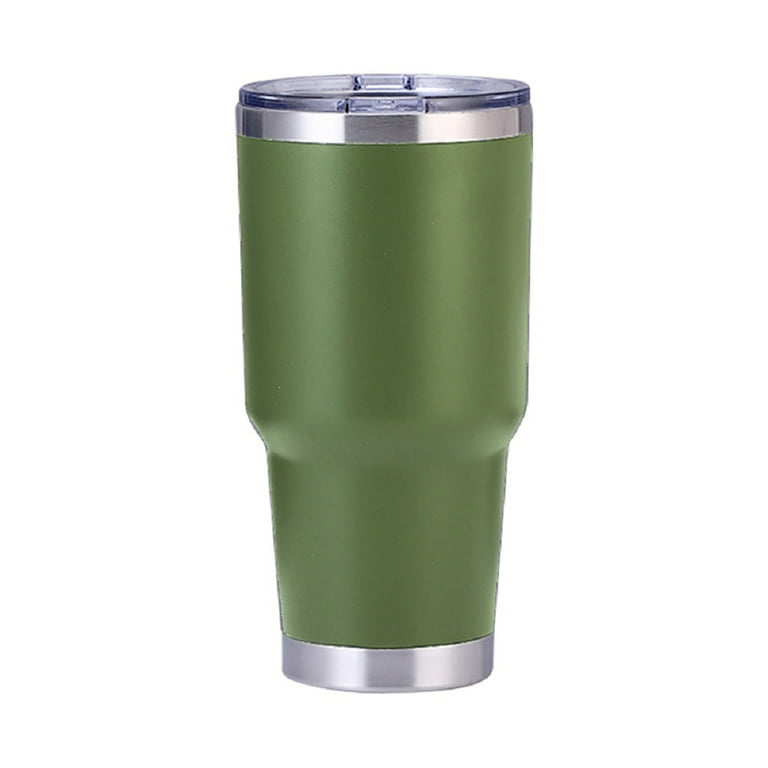 Aspire 30 Oz. Stainless Steel Tumbler, Durable Powder Coated Insulated  Travel Cup-Olive Green