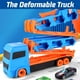 thumbnail image 4 of Juguetes para Niños Pequeños para Regalos de Niños de 2 3 4 5 6 Años: Pista de Carreras de 65 Pulgadas para Niños, Camión de Transporte Die-Cast, Juguete para Niños Pequeños, Juego de Juguetes para, 4 of 7