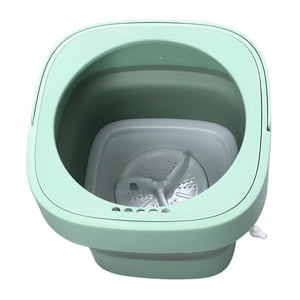 Mini laveuse le seau portable, en plastique Mini Lave-linge pliable US Connecteur 100-240V Pour l'appartement