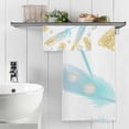 thumbnail image 5 of Golden Feathers Cotton Towel Set 2 Piece, 1 Bath Towels 1 Washcloth, Soft Fast Dry Super Absorbent Face Hand Towel for Bathroom Hotel Gym Spa and Beach, 5 of 7