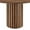 Walnut, variant on Modway Senja 47" Round Modern Style MDF and Wood Dining Table in Oak