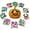 Type A, variant on Halloween Pumpkin Stickers for Decorating - 10 Sheets Jack-o-Lantern Pumpkin Decorating Stickers - Cute Halloween Toddler Decor Idea - Pumpkin Party Favors - Halloween Favors