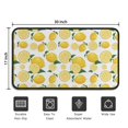 thumbnail image 5 of Yellow Lemon Fruit Slices White Pattern Door Rugs,Washable Non Slip Door Mats Indoor,Decorative Door Mats,Entry Mat Indoor for Entrance,Bedroom,Kitchen,Bathroom,30"x17", 5 of 6