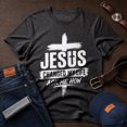 thumbnail image 3 of Jollimate Jesus Changed My Life Shirt, Men's Jesus Tee, Religious Gift For Him, Faith Gift, 3 of 6