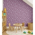 thumbnail image 4 of S4Sassy Hand-Drawn Polka Dot Wallpaper- Mauve Wall Covering, 25" X 240" Self-Adhesive Textured Vinyl Wallpaper, Wallwrap, Easy Diy Wall Covering For Kids Bedroom, Room Decor, Playroom, 4 of 9