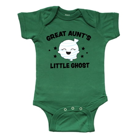 

Inktastic Cute Great Aunt s Little Ghost with Stars Gift Baby Girl Bodysuit