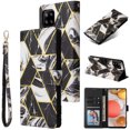 thumbnail image 1 of Compatible with Samsung Galaxy A42 5G Premium Vintage PU Leather Magnetic Closure Case with Strap Flip Cover, 1 of 5