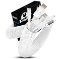 thumbnail image 2 of Manguito de cable blanco tejido Wertmann [10 pies] - el diámetro se ajusta [0.7-1.0in] - como funda de cable de TV o para la PC como cubierta de plástico para cables y cables eléctricos, protectores d, 2 of 2