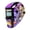 BlackBlack&Purple Clown Graphic, variant on True Color Auto-Darkening Welding Helmet with LED Light – Solar Powered Hood for TIG, MIG, ARC Welding
