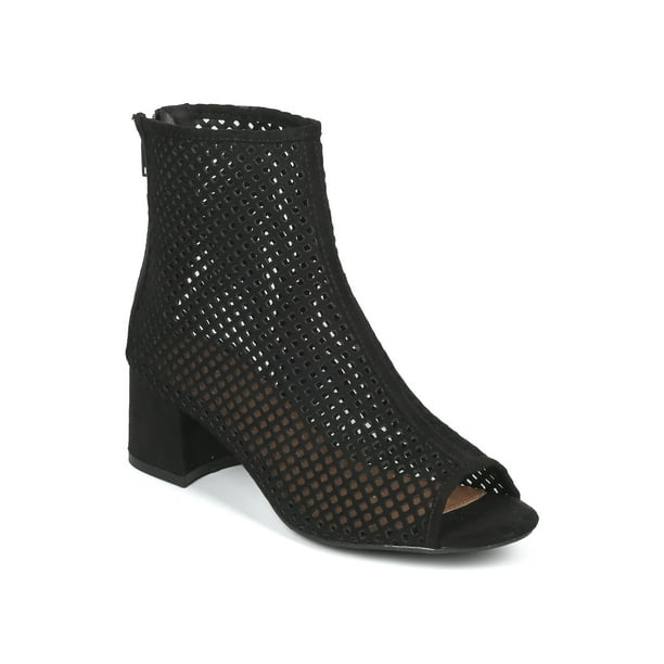 caged low heels
