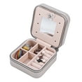 thumbnail image 4 of Ataúd de la joyería, mini joyero Caja de los pendientes de la PU Caja de joyería de la PU Funcionamiento lleno de poder Jadeshay A, 4 of 8