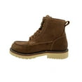 thumbnail image 3 of Hypard Men's Apex 6" Sr Moc-Toe Crazy Horse Learther Boot Brown In Size 13 Wide, 3 of 5